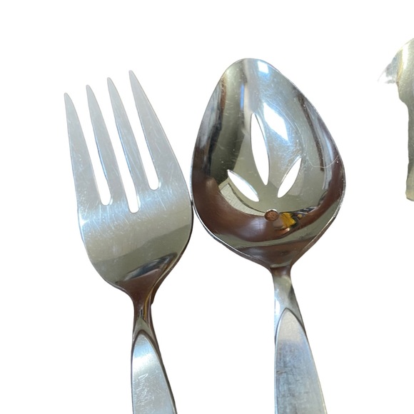 Vintage Oneida Community Stainless Serving Utensils & Large Spoons - Picture 2 of 7